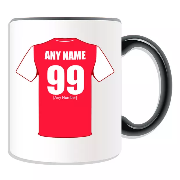 Personalised Gift Arsenal Mug Cup Money Box Football Club Team FC Shirt Gunners