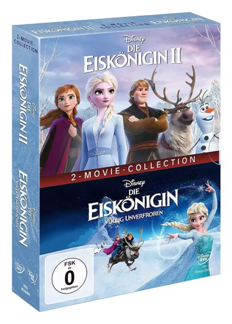 Die Eiskönigin - Teil: 1 + 2 - Frozen 1 + 2 (Walt Disney 2019)[DVD/NEU/OVP]Schub