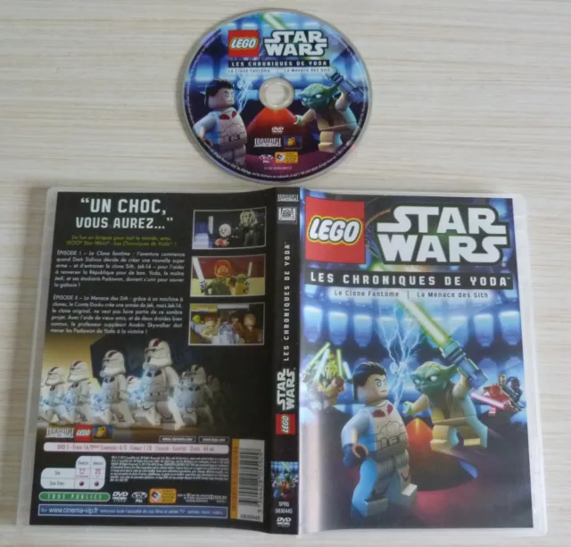 Dvd Pal Lego Star Wars Les Chroniques De Yoda Le Clone Fantome Menace Des Sith