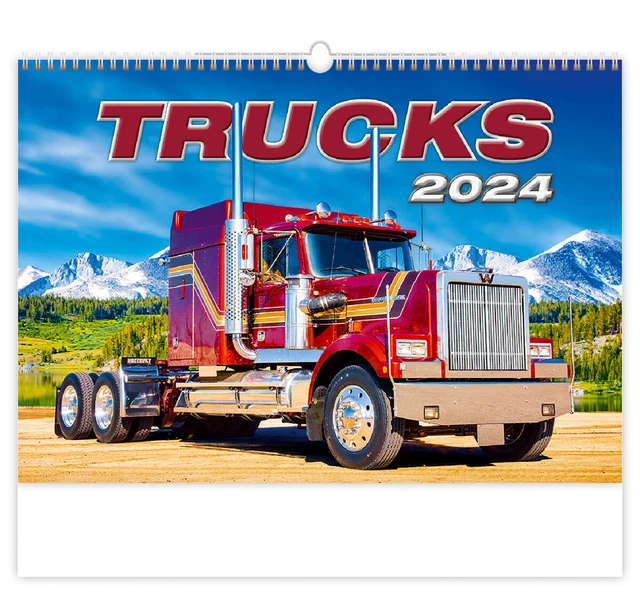 CAMION LKW N155 Calendario 2024 Calendario da Parete Calendario 45x31