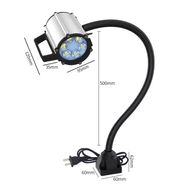 LED Maschinenlampe Arbeitsleuchte Flexibel Licht Arm +Wasserdichter Schalter 2