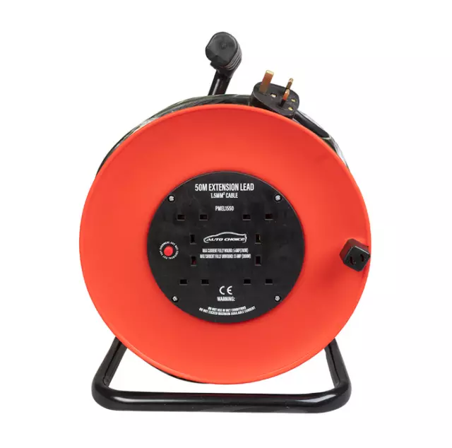 50 Ft Extension Cord Reel FOR SALE! - PicClick UK