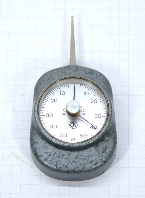 KONTAKTOR Federwaage +/- 5 - 50 g * mit Schleppzeiger / Kontaktwaage Feinwaage