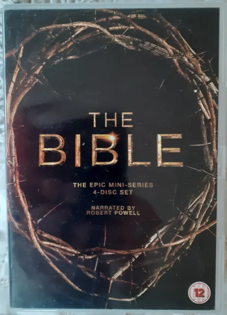 The Bible Epic Mini Series Genuine R2 Dvd 4-Disc Set Robert Powell Diogo Morgado