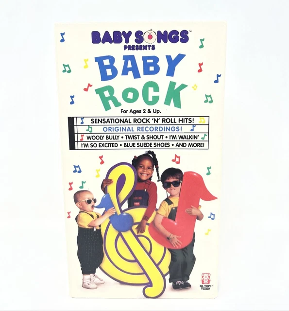 BABY SONGS PRESENTS Baby Rock Kids Rock n Roll Songs Hits 1990 VHS
