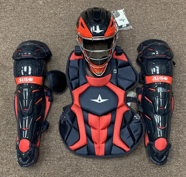 ALL STAR SYSTEM 7 Axis Intermediate 1316 Catchers Gear Set Navy Blue