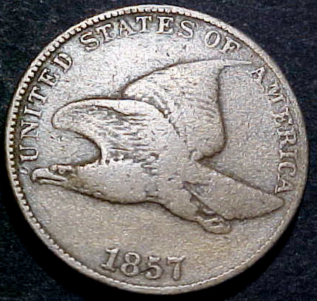 1857 Flying Eagle Cent...........min. Bid .01 & No Reserve!