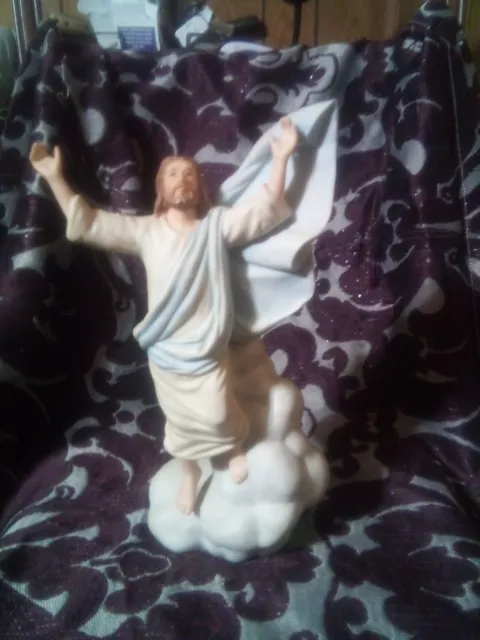 VTG Homco Home Interiors Masterpiece Porcelain Jesus Figurine "The Ascension"...