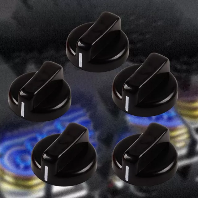 Boutons de poêle à gaz à interrupteur rotatif 5 pièces ensemble de boutons d