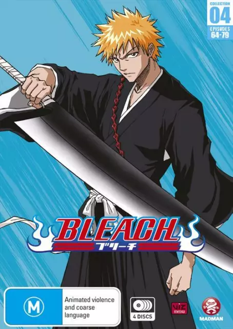 BLEACH Uncut S2 DVD Set 5-Discs Season 2 Ep 21-41 Anime Series