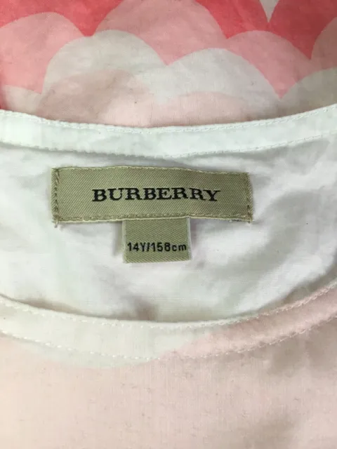 Abito bianco e rosa Burberry - età 14 anni (158 cm) 6