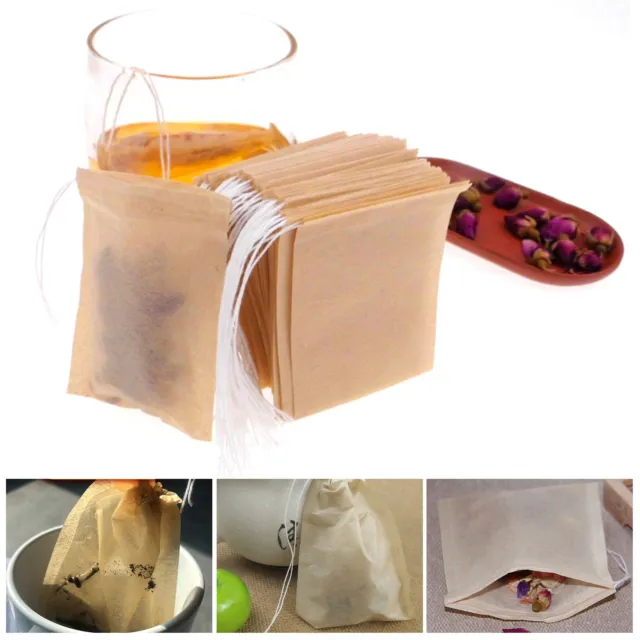 100pcs Coffee Powder Pouch Leak-proof Unbreakable Empty Loose Clean Strainer