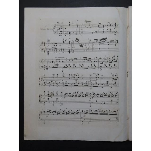 KALKBRENNER Frédéric Thème Favori de la Norma de Bellini Piano ca1835 3