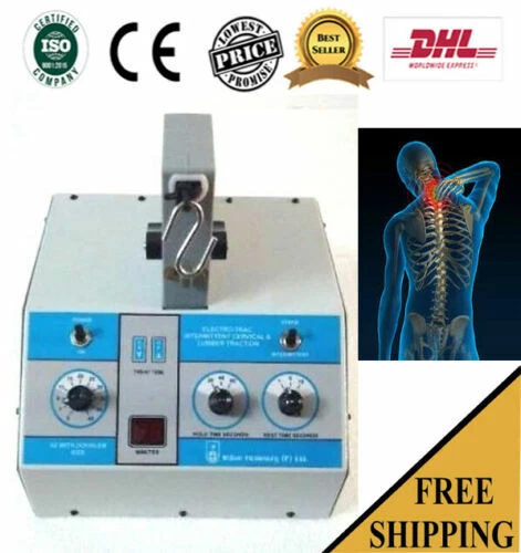 Latest Traction Cervical & Lumber Machine Neck Cervical Pain management Unit NJH
