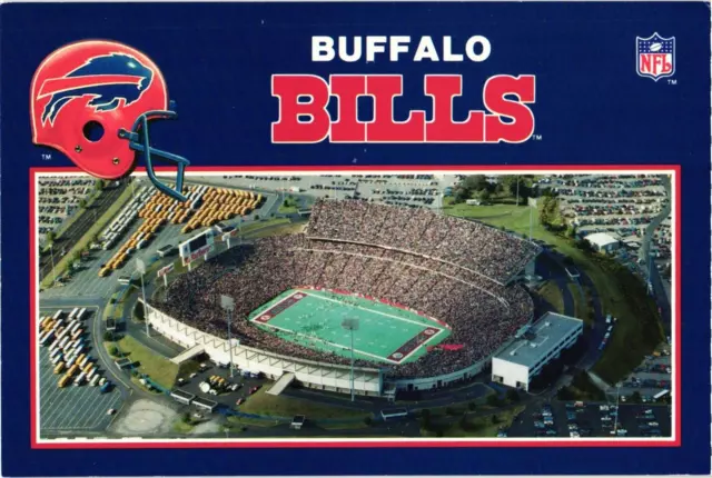 Continental Postcard Buffalo Bills Rich Stadium Orchard Park New York