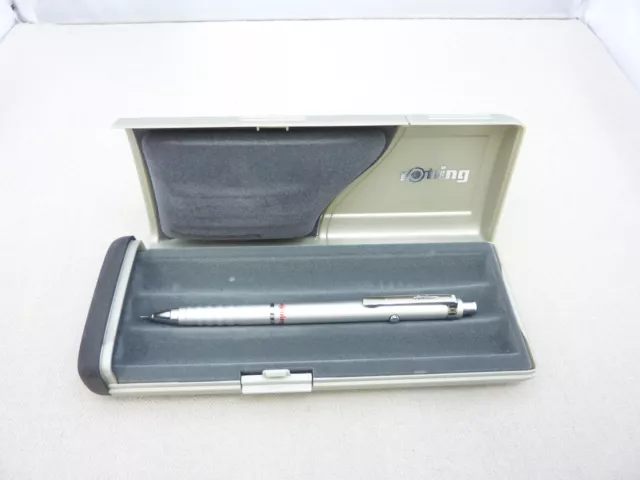 Rotring 400 ESPRIT DOUBLE PUSH Feinminenstift 0,5 mm silber Mechanical VINTAGE 2