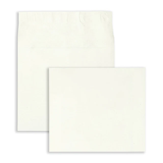 Tyvek Open-Side Envelope, Plain, 12"x16"x4", 50/CT, White
