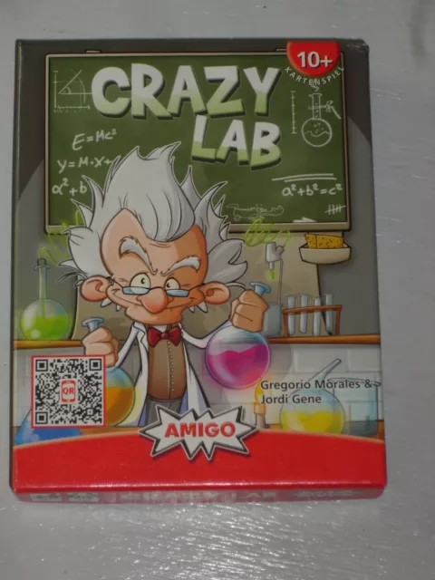 Crazy Lab  Kartenspiel Karten  Spiel Spieleabend  top erhalten Amigo