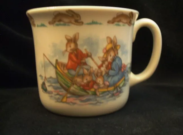 Royal Doulton Bunnykins Fishing Time 1 One Handle Child's Mug