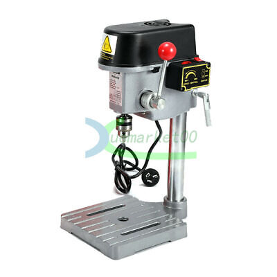 Mini banco eléctrico 220V taladro prensa soporte perforación fresadora 0,6-6,5 mm
