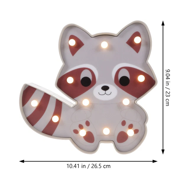 CUTE RACCOON NIGHT Light for Bedroom and Living Room Decoration £10.99