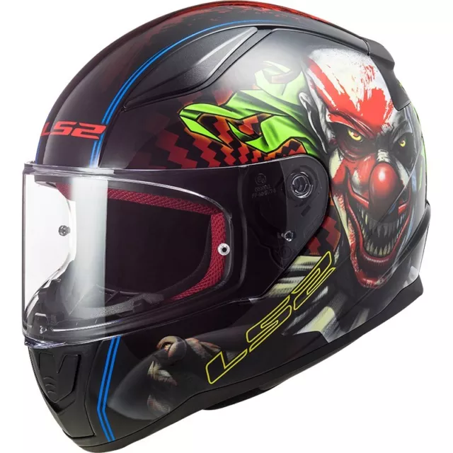 Casco Moto Scooter Racing Helmet Integrale Ls2 Ff353 Rapid Happy Dream Joker L