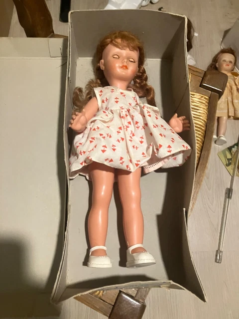 POUPON POUPÉE 50 cm - rare Famosa - ancien vintage années 60 corps