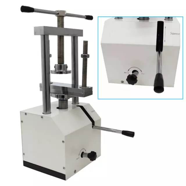 2T Dental Molding Press 3.1inch Lifting Height for Denture Flask Pressure Unit