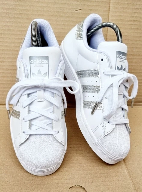 Adidas superstar glitter online zilver limited edition
