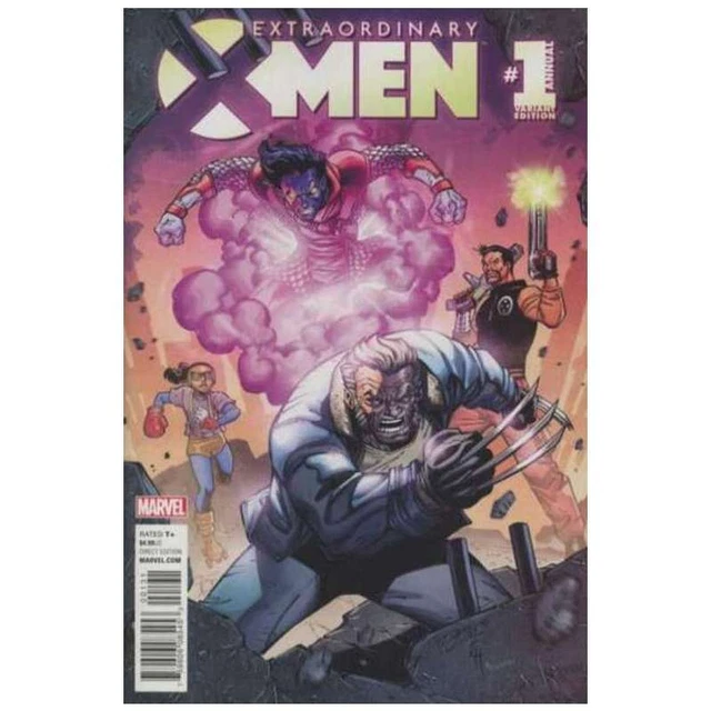 Extraordinary X-Men (2016 series) Annual #1 Cover 3 in NM +. Marvel comics [f'