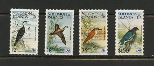 F173  Solomon Islands 1984   birds   4v.     MNH