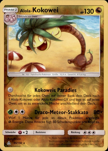 Pokemon - 95/156 Alola-Kokowei - Reverse Holo - Ultra-Prisma