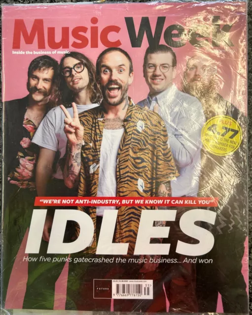 Music Week Magazine Idles Ultra Mono Cover + Feature 31.08.2020 Sealed/Brand New