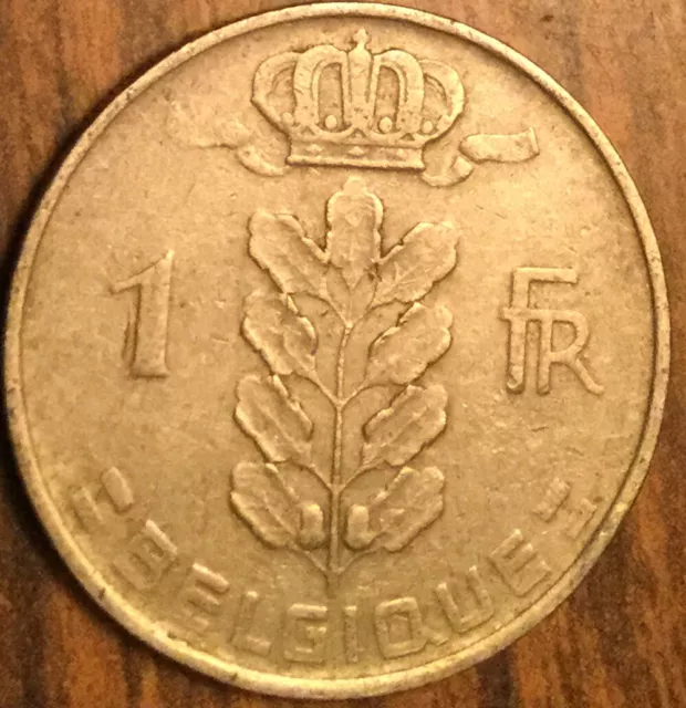 1951 Belgium 1 Franc Coin