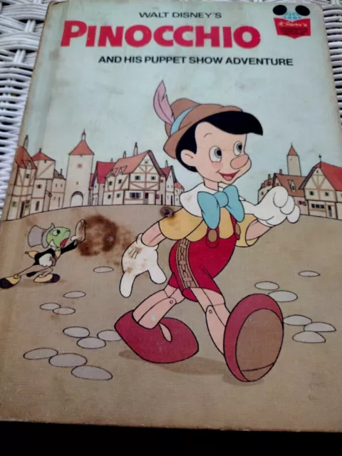 Book - Walt Disney's - Pinocchio - 1973 - Good Condition