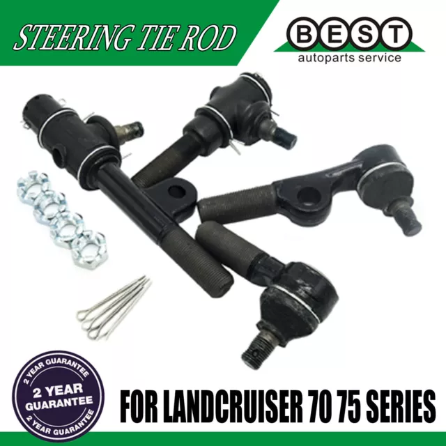 Steering Tie Rod Relay End Kit for Toyota Landcruiser FZJ75 HZJ75 70 75 Series