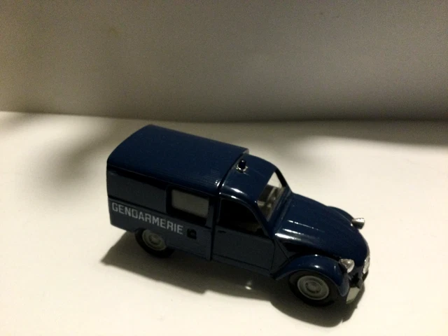 Miniature Citroën 2CV Fourgonnette 'Allo Dépannage' 1966 - Échelle 1/43 - Eligor - Métal - Occasion