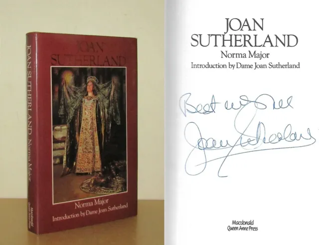 Norma Major - Joan Sutherland - signiert - 1./1. (1987 Erstausgabe DJ)