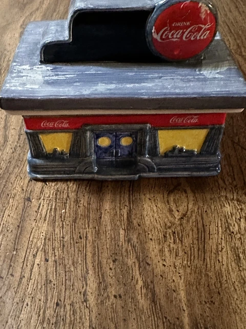 Coca Cola CITY DINER CANISTER COLLECTION Trinket Box Issue 1998