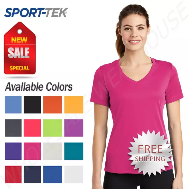 Sport-Tek Womens Dri-Fit T-Shirt Moisture Wicking Short Sleeve Workout LST353