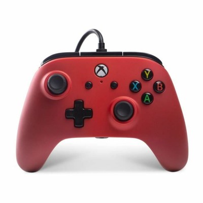 Manette Xbox one +PC Licence RUBY ROUGE MICROSOFT filaire 3M -XboxONE BI MOTEURS