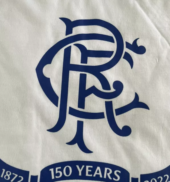 Official Glasgow Rangers FC 150 Years Anniversary T Shirt Size Medium BNWT 3