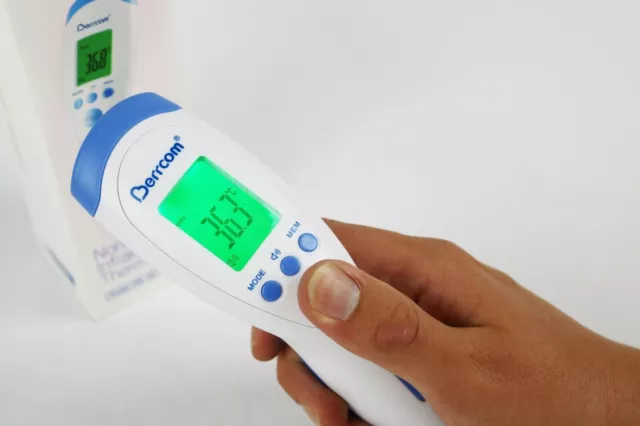 Thermomètre Frontal Professionnel Berrcom Sans Contact Infrarouge Enfant Adulte 2