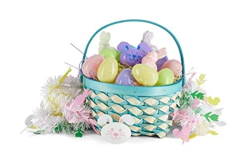 Wicker Easter Basket with Handle - Fill it with Your Favorite Stuffers - Let ...