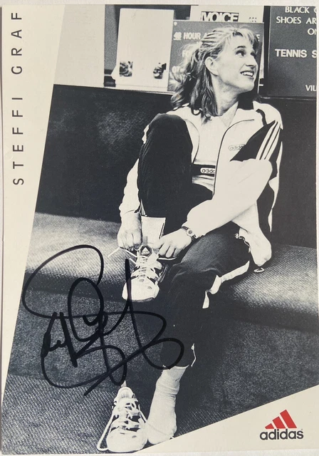 Carte Autographe Björn Borg Légende Du Tennis - Reproduction Signée