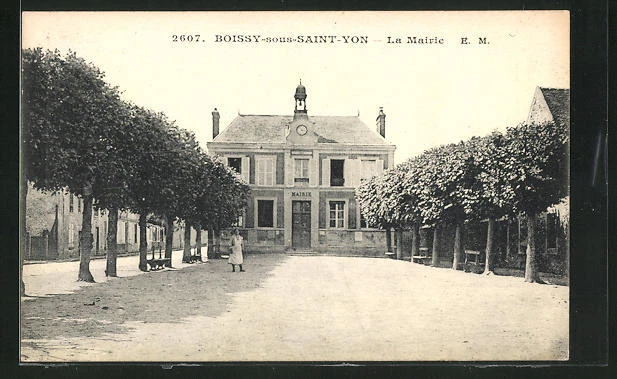 CPA Boissy-Saint-Yon, La Mairie