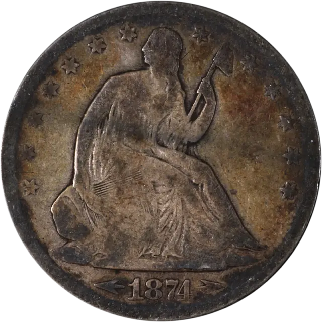 1874-S Seated Half Dollar Great Deals From The Executive Coin Company