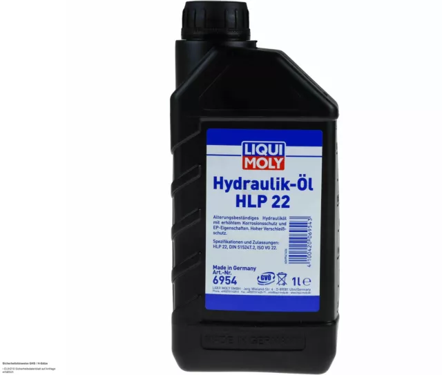 Liqui Moly 1L Hydraulikhuile Hlp 22 din 51524T.2 Iso VG Protection Anti-usure
