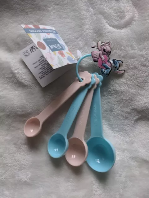PRIMARK Disney Minnie Mouse Measuring Spoons Set Of 4 Pastel Baking