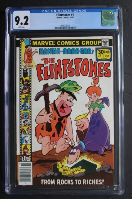 FLINTSTONES #1 1st Marvel appearances Hanna-Barbera TV 1977 Yogi Bear CGC 9.2